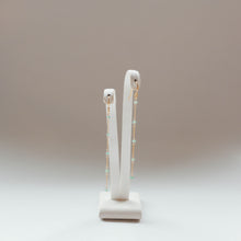 画像をギャラリービューアに読み込む, エメラルドチェーンピアス