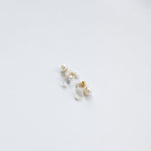 画像をギャラリービューアに読み込む, ブルームーンストーンのブーケピアス/ポスト