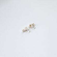 画像をギャラリービューアに読み込む, ブルームーンストーンのブーケピアス/ポスト