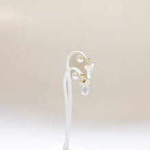 画像をギャラリービューアに読み込む, ブルームーンストーンのブーケピアス/ポスト