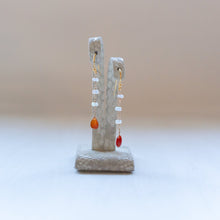 画像をギャラリービューアに読み込む, オパールのピアス