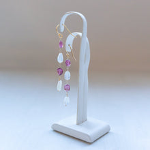 画像をギャラリービューアに読み込む, オパールとトルマリンのピアス