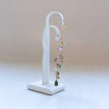 画像をギャラリービューアに読み込む, トルマリン チェーンピアス/グリーン