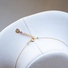 画像をギャラリービューアに読み込む, 【10月誕生石】トルマリンのネックレス/ペアシェイプ