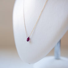 画像をギャラリービューアに読み込む, 【10月誕生石】トルマリンのネックレス/ペアシェイプ