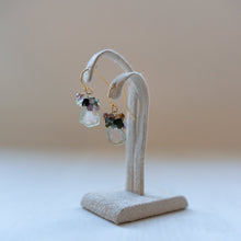 画像をギャラリービューアに読み込む, ウォーターメロントルマリン/ブーケピアス