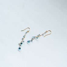 画像をギャラリービューアに読み込む, ✨NEW【11月の誕生石】ブルートパーズのチェーンピアス