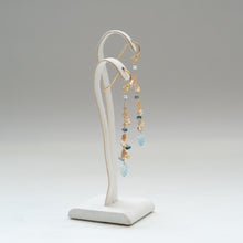 画像をギャラリービューアに読み込む, ✨NEW【11月の誕生石】ブルートパーズのリーフカット/チェーンピアス