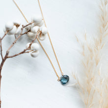 画像をギャラリービューアに読み込む, ✨NEW【11月誕生石】ブルートパーズのネックレス/マロンカット