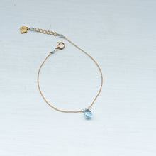 画像をギャラリービューアに読み込む, ✨NEW【11月誕生石】ブルートパーズのブレスレット/ペアシェイプ