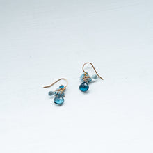 画像をギャラリービューアに読み込む, ✨NEW【11月の誕生石】ブルートパーズのブーケピアス