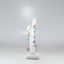 画像をギャラリービューアに読み込む, 【12月誕生石】タンザナイト ロングピアス