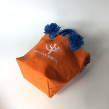 画像をギャラリービューアに読み込む, BRANCHES オリジナル トートバッグS *珊瑚刺繍入り*オレンジ(白刺繍、青紐)