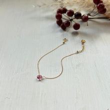 画像をギャラリービューアに読み込む, トルマリンのブレスレット/ピンク