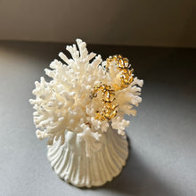 画像をギャラリービューアに読み込む, 🔹サージカルステンレス🔹 コーラルフープピアス/ゴールドメッキ