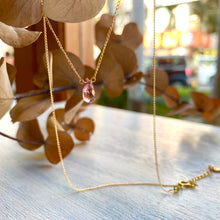 画像をギャラリービューアに読み込む, 【10月誕生石】トルマリンのネックレス/ブリオカット