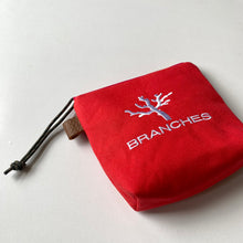 画像をギャラリービューアに読み込む, NEW✨ 珊瑚ロゴ刺繍ポーチ Sサイズ(レッド)