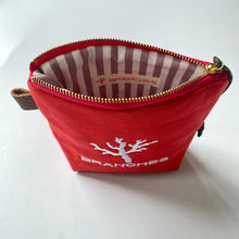 画像をギャラリービューアに読み込む, NEW✨ 珊瑚ロゴ刺繍ポーチ Sサイズ(レッド)