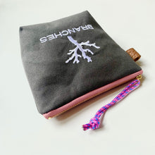 画像をギャラリービューアに読み込む, NEW✨ 珊瑚ロゴ刺繍ポーチ Sサイズ(チャコール)