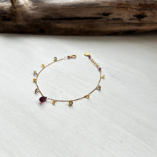 画像をギャラリービューアに読み込む, ✨NEW【1月誕生石】ガーネットのチャームブレスレット