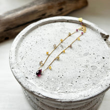 画像をギャラリービューアに読み込む, ✨NEW【1月誕生石】ガーネットのチャームブレスレット