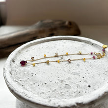 画像をギャラリービューアに読み込む, ✨NEW【1月誕生石】ガーネットのチャームブレスレット