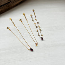 画像をギャラリービューアに読み込む, ✨NEW【1月誕生石】ガーネットのチャームブレスレット