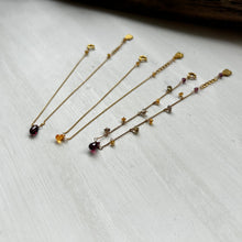 画像をギャラリービューアに読み込む, ✨NEW【1月誕生石】ガーネットのチャームブレスレット