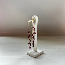 画像をギャラリービューアに読み込む, ✨NEW【1月誕生石】ガーネットチェーンピアス/ロング