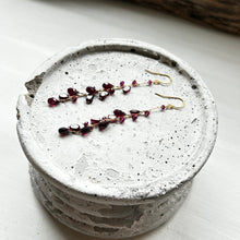 画像をギャラリービューアに読み込む, ✨NEW【1月誕生石】ガーネットチェーンピアス/ロング