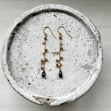 画像をギャラリービューアに読み込む, ✨NEW【1月誕生石】ガーネットmixチェーンピアス