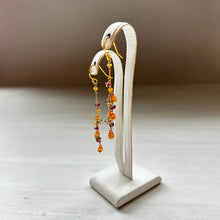 画像をギャラリービューアに読み込む, ✨NEW【1月誕生石】スぺサタイトガーネットチェーンピアス