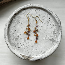 画像をギャラリービューアに読み込む, ✨NEW【1月誕生石】スぺサタイトガーネットチェーンピアス