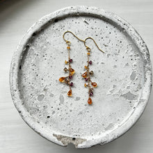 画像をギャラリービューアに読み込む, ✨NEW【1月誕生石】スぺサタイトガーネットチェーンピアス