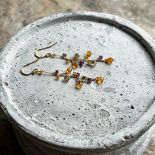 画像をギャラリービューアに読み込む, ✨NEW【1月誕生石】スぺサタイトガーネットチェーンピアス