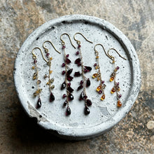 画像をギャラリービューアに読み込む, ✨NEW【1月誕生石】スぺサタイトガーネットチェーンピアス