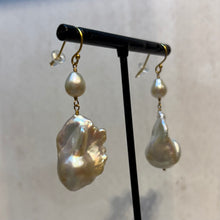 画像をギャラリービューアに読み込む, ✨NEW✨ 淡水オイスターパールの2粒ピアス