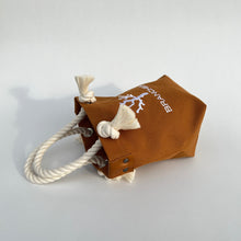 画像をギャラリービューアに読み込む, BRANCHES オリジナル トートバッグS *珊瑚刺繍入り*キャニオンブラウン(白刺繍、白紐)