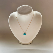 画像をギャラリービューアに読み込む, ターコイズのネックレス/マロンカボ大粒【45㎝】