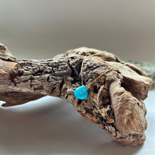 画像をギャラリービューアに読み込む, ターコイズのネックレス/マロンカボ大粒【45㎝】