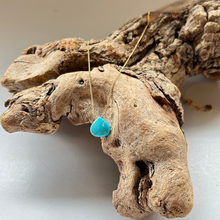 画像をギャラリービューアに読み込む, ターコイズのネックレス/マロンカボ大粒【45㎝】