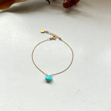 画像をギャラリービューアに読み込む, ターコイズのブレスレット/マロンカット