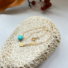 画像をギャラリービューアに読み込む, ターコイズのブレスレット/マロンカット