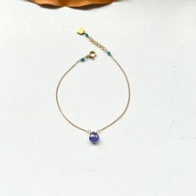 画像をギャラリービューアに読み込む, タンザナイトのブレスレット/マロンカボ