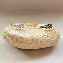 画像をギャラリービューアに読み込む, 🔹サージカルステンレス🔹ダブル珊瑚のイヤカフ/ゴールド