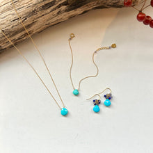 画像をギャラリービューアに読み込む, ターコイズのブレスレット/マロンカット