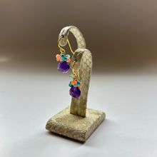 画像をギャラリービューアに読み込む, ✨NEW✨ シェル型 天然石のブーケピアス(タイプ⓵~⑩お選び下さい)