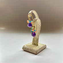 画像をギャラリービューアに読み込む, ✨NEW✨ シェル型 天然石のブーケピアス(タイプ⓵~⑩お選び下さい)