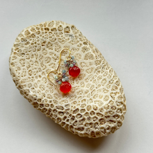 画像をギャラリービューアに読み込む, ✨NEW✨ シェル型 天然石のブーケピアス(タイプ⓵~⑩お選び下さい)
