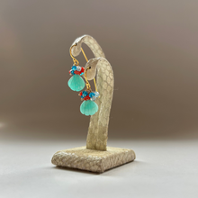 画像をギャラリービューアに読み込む, ✨NEW✨ シェル型 天然石のブーケピアス(タイプ⓵~⑩お選び下さい)